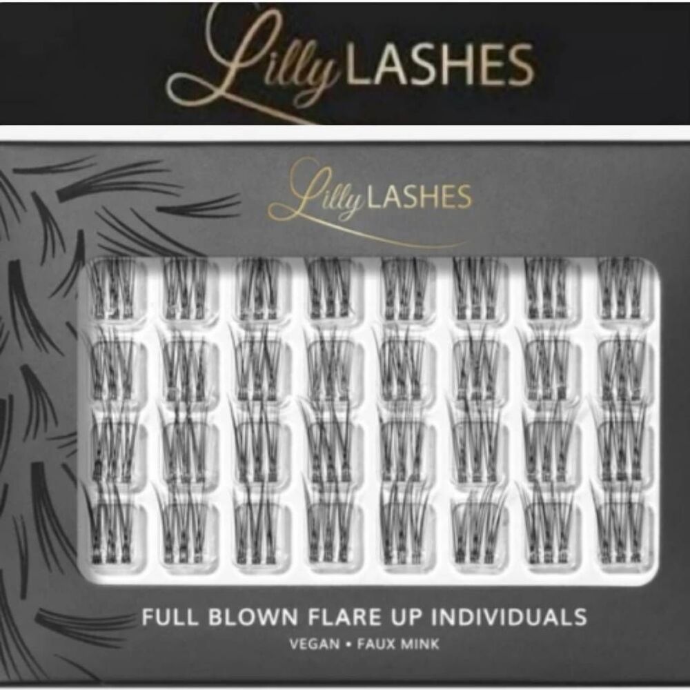 Lilly Lashes Full Blown Flare Up Individual Flares Faux Mink Lashes